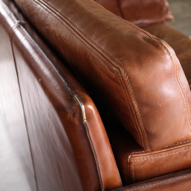 Vintage Two-Seater Sofa in Leather from Roche Bobois, 1970s For Sale - Image 18 of 18