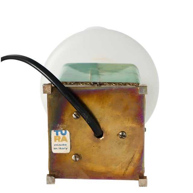 Mid-Century Modern Pair of Mid-Century Console Lamps by Aldo Tura, 1950s For Sale - Image 3 of 3