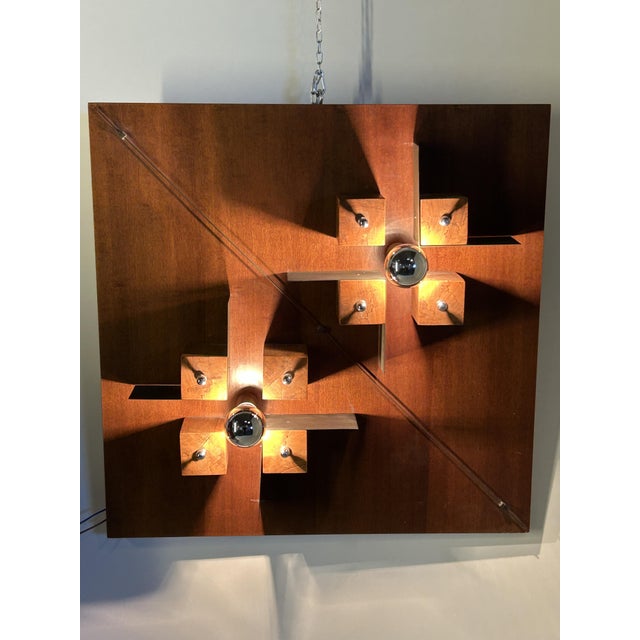 Large Arabesque Light Panel from Hit Proposal, 1970s For Sale - Image 6 of 18