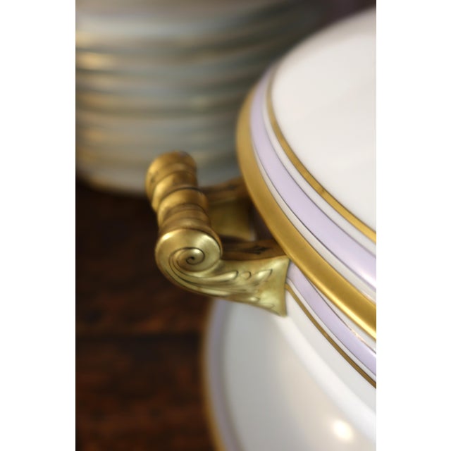 A large porcelain dinner service, exceptional in quality and number of pieces, from the renowned Hache et Pépin Lehalleur...