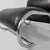 Italian Modern Black Faux Leather and Steel Lounge Chair, 1980s For Sale - Image 11 of 16