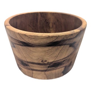 Vintage Turned & Lathed Myrtlewood Bowl For Sale
