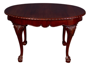 Extendable Dining Table in Mahogany and Pine