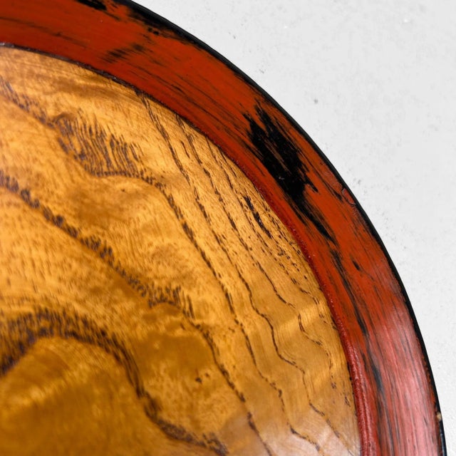 Japanese Tora-Nuri Lacquerware Plates, 1950s, Set of 10 For Sale - Image 9 of 16