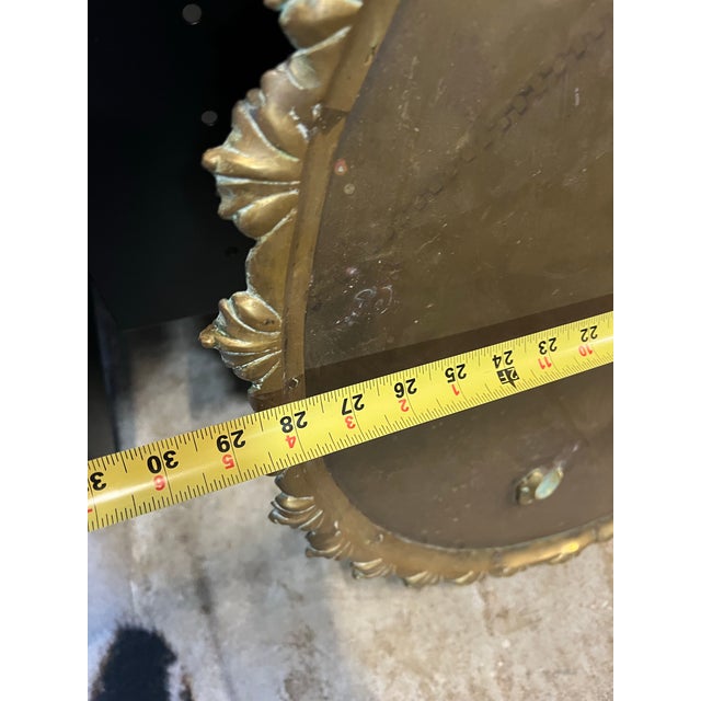 Large Vintage Brass Detailed Samovar and Decorative Stand, Champagne Bucket, Bowl For Sale - Image 11 of 12