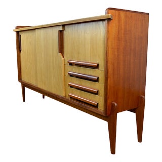 Vintage Compass Leg Sideboard Eros Edition by Gustave Gautier, 1950 For Sale