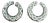 1990s Pair of Tiffany & Co Estate Omega Back Clip on Earrings Sterling Silver For Sale