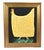 Yellow & White Spotted Folk Art Chicken Hen Painting by Ruth Arenz Including the Antiqued Gold Wood Frame For Sale In Los Angeles - Image 6 of 6