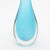 Italian Murano Sommerso Light Blue Bottle Neck Vase For Sale - Image 3 of 8
