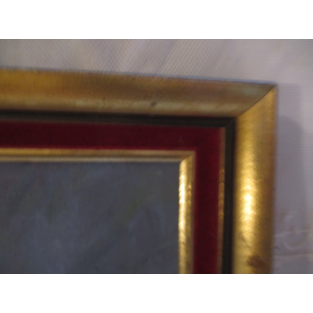 Mid Century Oil on Canvas Board Artist Signed Still Life Framed For Sale - Image 14 of 14