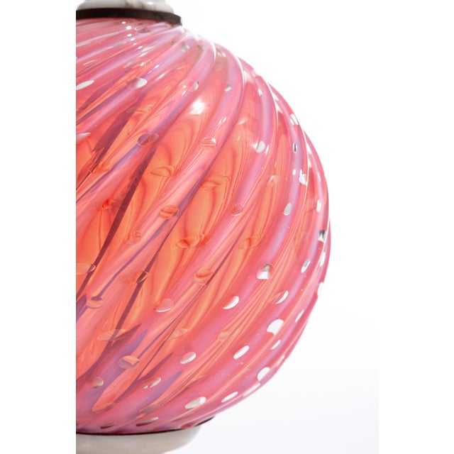 1960s Murano Glass & Alabaster Table Lamps attributed to Archimede Seguso, 1960s, Set of 2 For Sale - Image 5 of 8