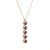 Sophisticated geometry meets vibrant elegance. Fall in love with this striking vertical bar pendant necklace. Featuring a...