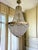 Large Antique Empire Crystal Chandelier, 1940s For Sale - Image 6 of 6
