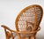1970s A Rattan and Bamboo Breakfast Table and Two Chairs For Sale - Image 12 of 12