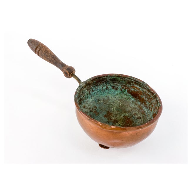 Antique African Copper Brazier-Style Fireplace Saucepan For Sale In New York - Image 6 of 9