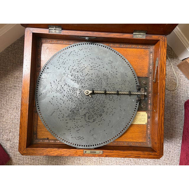 Late 19th Century Late 19th Century Criterion Disc Music Box For Sale - Image 5 of 6