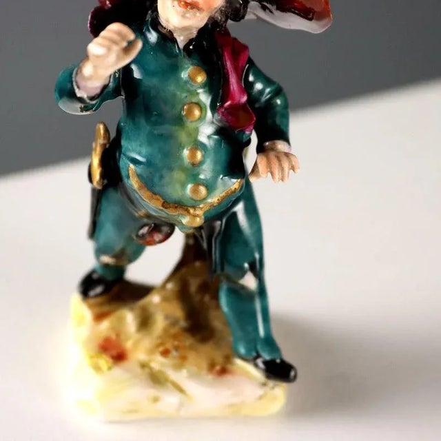 Porcelain Figurine from Capodimonte For Sale - Image 4 of 8