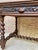 French Carved Wood Writing Table With Barley Twist Legs, Mid-20th Century For Sale - Image 6 of 17
