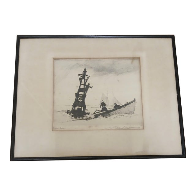 Vintage Gordon Hope Grant Signed Lithograph For Sale