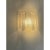 Glass Simoeng “Listelli” Murano Glass Wall Sconce With Diamond Strips - Set of Four For Sale - Image 7 of 13