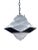 White 1960s Danish Preben Dahl Symfoni Scandinavian Geometry, Enameled Steel Hanging Lamp For Sale - Image 8 of 8