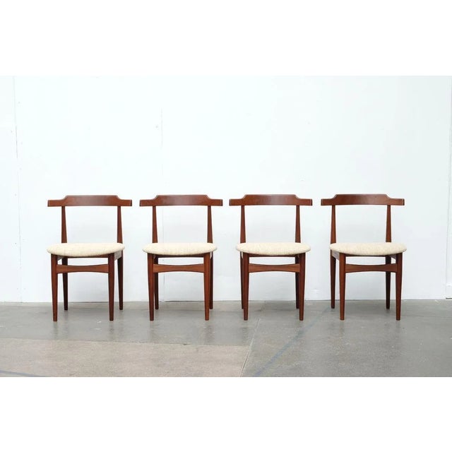 Dining Chairs by Hans Olsen for Frem Røjle, 1960s, Set of 4 For Sale - Image 16 of 16
