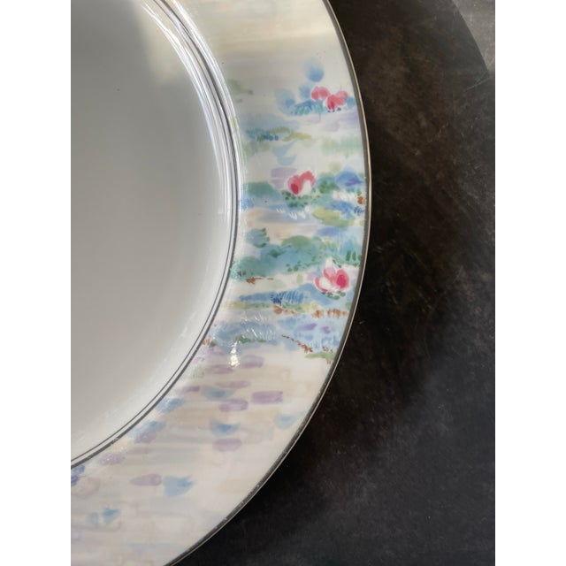 Vintage Mikasa Platter in Monet Pattern For Sale - Image 10 of 12