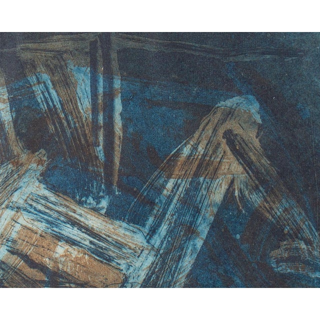Printmaking Materials 1974 “Hodaka” Abstract Aquatint Print by Robert C. Ray For Sale - Image 7 of 9