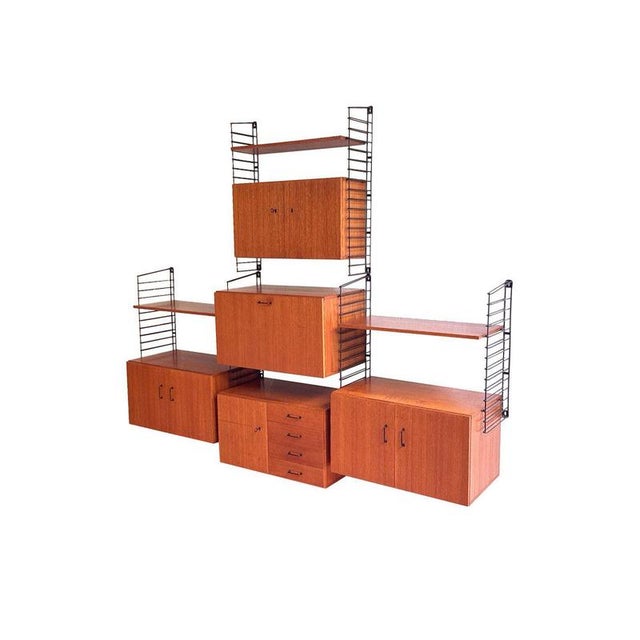 Vintage Teak Wall System by Musterring Modular Design, 1960s For Sale - Image 4 of 11