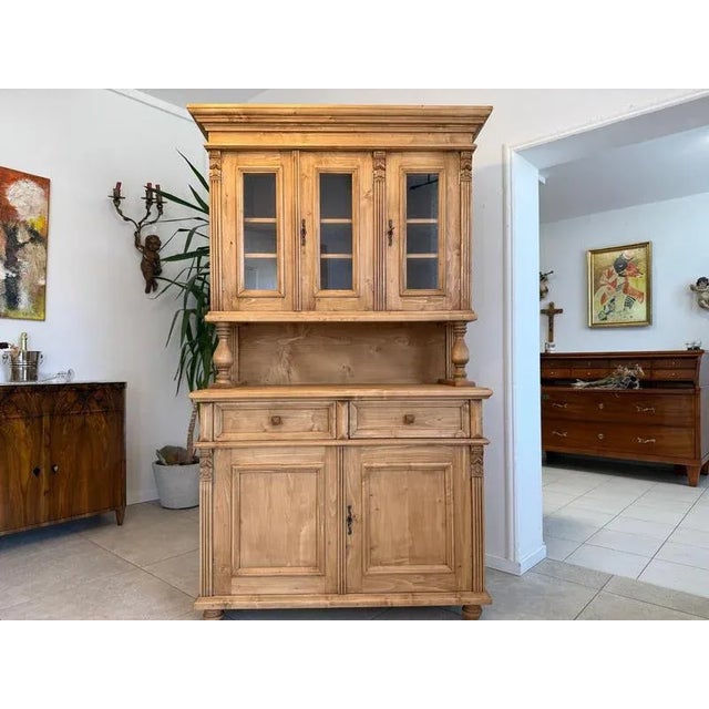 Wilhelminian Style Kitchen Display Cupboard For Sale - Image 14 of 14