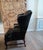 Rare No. 200 Bicentennial Limited Edition Leather Wingback Chair by Leathercraft-Hickory Nc. Excellent Condition For Sale - Image 10 of 12