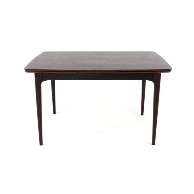 Rectangular Extendable Rosewood Goes Dining Table For Sale - Image 15 of 15