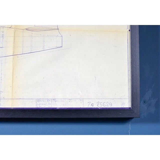 E28/39 Printed Engineering Drawing from Gloster, 1939 For Sale - Image 6 of 10
