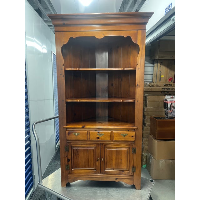 1960’s to early 70’s Link-Taylor Pilgrim Pine- Made from solid knotty pine, no particle board or veneer. This is solid...