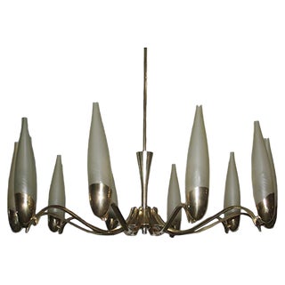 Italian Chandelier, 1950s For Sale