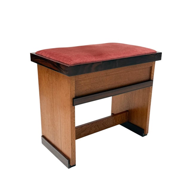 Art Deco Modernist Stool by Hendrik Wouda for Pander, 1924 For Sale - Image 3 of 16