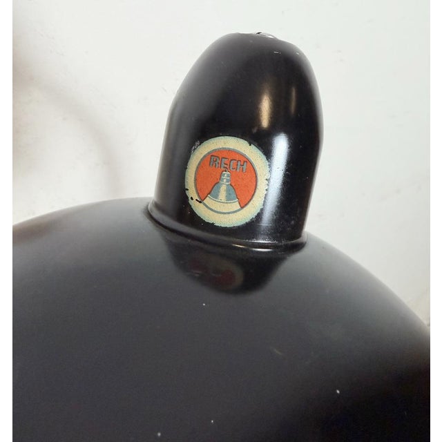 Industrial Bauhaus Black Table Lamp from Escolux, 1930s For Sale - Image 9 of 18
