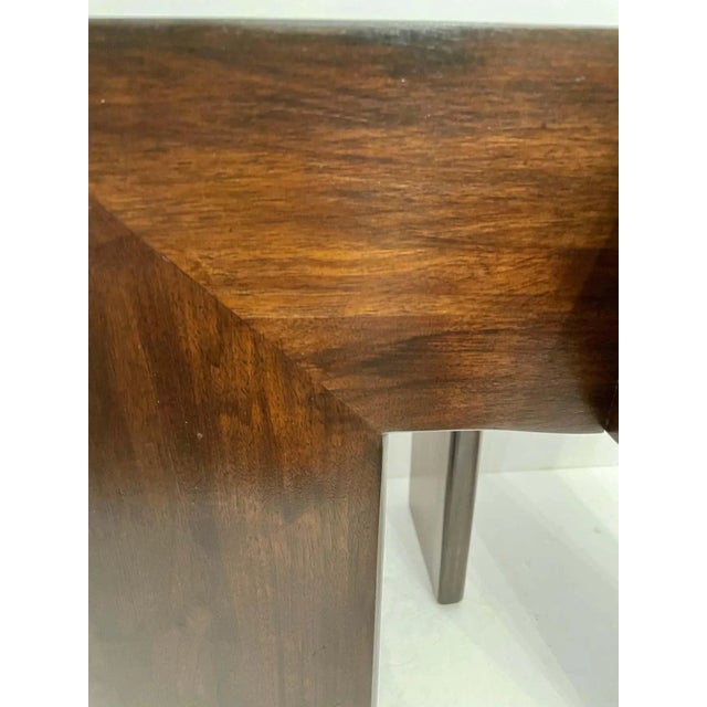Adrian Pearsall Walnut and Glass Side Table For Sale - Image 12 of 13
