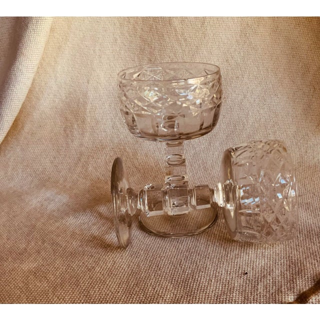 Glass Exceptionally Cool 1930s Cocktail Glasses For Sale - Image 7 of 12