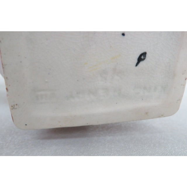 Black Staffordshire Toby Henry the VIII Ceramic Character Mug For Sale - Image 8 of 12