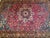 1900 - 1909 Vintage Persian Khorassan Rug, Hand-Knotted Wool, Floral Pattern, Crimson & Camel, 9x12 For Sale - Image 5 of 14