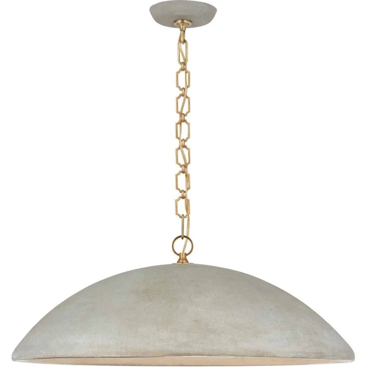Suzanne Kasler for Visual Comfort Signature Elliot Large Pendant in Portland Gray