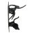 1950s Modern Bronze Sculpture "Leda and the Swan" by Reuben Nakian For Sale