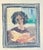 Late 20th Century Vintage Mixed Media Portrait on Paper For Sale - Image 5 of 12