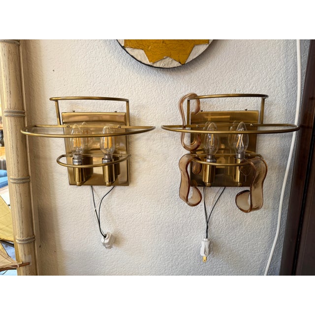 Valley Lighting Ghiaccio Sconces, Pair For Sale - Image 9 of 12