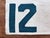 Off-white 1960s Vintage Racehorse Saddle Cloth, #12 For Sale - Image 8 of 9