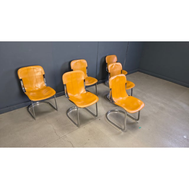 Vintage Dining Chairs from Cidue, 1970s, Set of 6 For Sale - Image 10 of 16