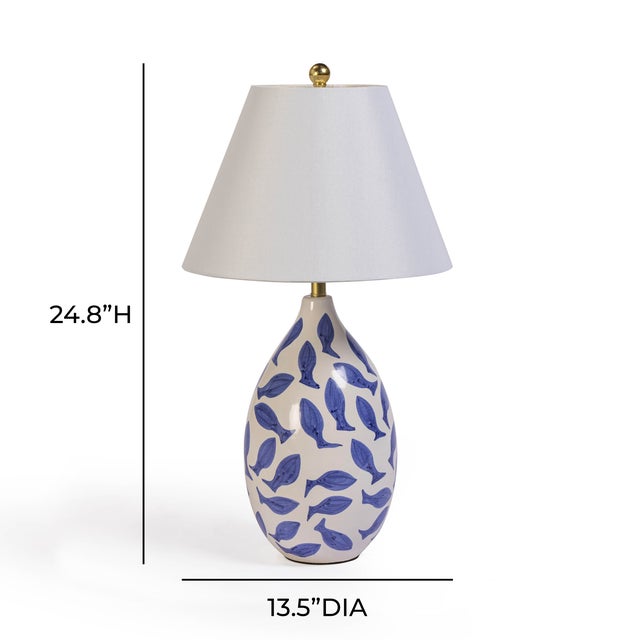 2020s Sardine Fish Table Lamp For Sale - Image 5 of 6