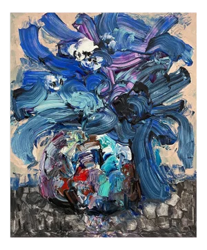 Chinese Art by Fu Ze-Nan, Flower No.3, 2016