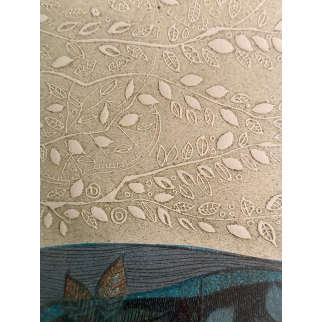 Printmaking Materials Alvar Sunol Signed and Numbered Embossed Litho ‘Sussana and the Elders’ Framed For Sale - Image 7 of 12